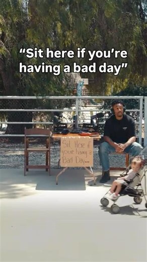 “Sit here if you’re having a bad day” #shorts