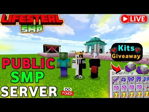⚡ Best Free Cracked Public Lifesteal SMP Minecraft 1.21 | 24/7 Online | Java + PE | Free To Join 🚀