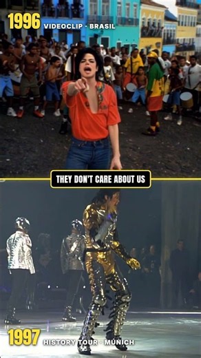 Michael Jackson They Don't Care About Us Brasil 1996 vs Múnich 1997 #lyricsvideo #michaeljackson