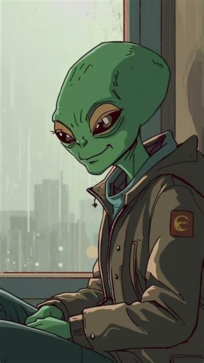 Would humans notice an alien like this? #alienlofi