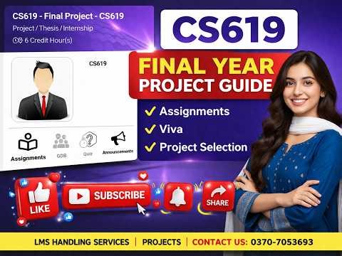 CS619 Final Year Project Complete Guide 2026 | Project Selection, Viva, Assignments