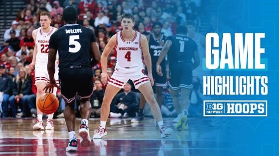 Wisconsin vs. Milwaukee | Highlights | Big Ten Men's Basketball | 12/30/25