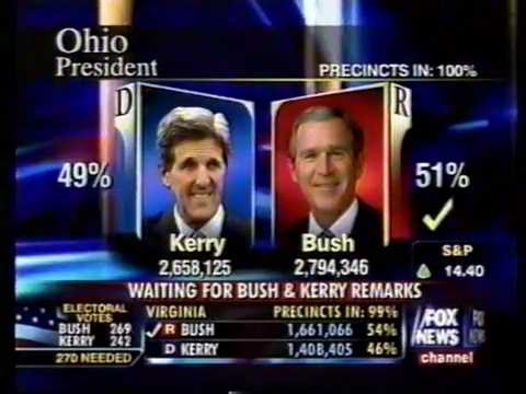Fox's 2004 Election Night Coverage - 3am to 10am [No Commercials]