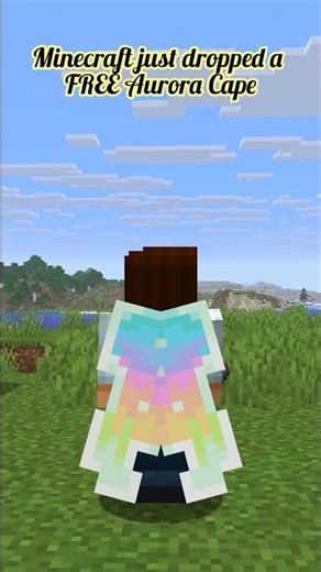 Minecraft Just Dropped a FREE Aurora Cape ✨️