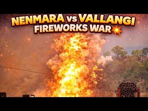 Nenmara vs Vallangi Vela 2026 🔥 Massive Day Vedikettu | Kerala Fireworks 💥