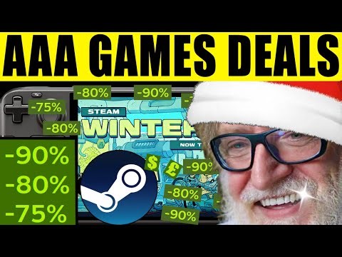 TOP 35 AAA Steam Deck Games! STEAM WINTER SALE 2025! UP TO 90% OFF!