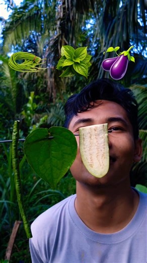Food ASMR🫛🍃🍆 | Mouth Emoji Magic😲✨️ #shorts #reverse #food