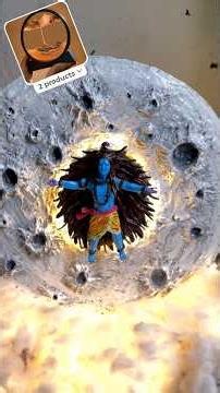 Sawan special Mahadev Murti making on moon 🌝 | mahadev murti making on moon #sawanspecial #Shorts