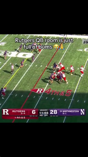 rutgers bru 😭😭 #rutgers #northwestern #cfb #football #moonlations | rutgers football