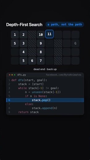 DFS Any Path #programming #softwareengineering #python #coding #algorithms