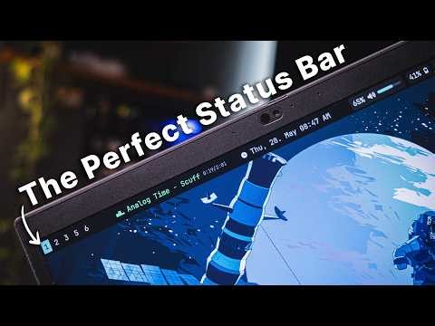 How To Build The Perfect Minimal Status Bar (hyprland + waybar)