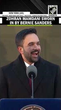 Zohran Mamdani sworn in by Bernie Sanders, vows bold and inclusive governance in New York