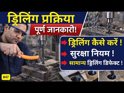 Drill and Drilling Process | Types of Drill, Speed Feed & Safety |