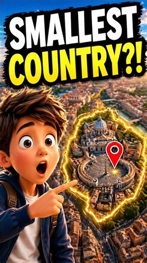 This Tiny Dot Is the World’s Smallest Country?! 🌍🤯