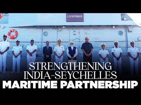 LIVE : PM Modi, President Herminie participate in the Handing-over Ceremony of Fast Patrol Vessel