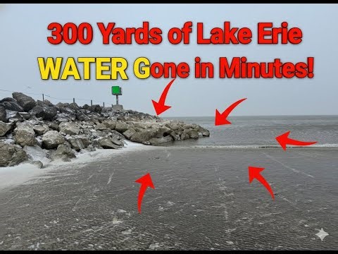 The Lake That Disappeared: Lake Erie Seiche Caught on Camera