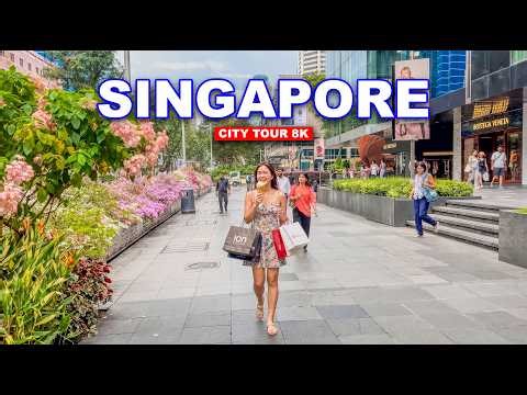 🌳 Exploring Singapore City in Nature on Foot | Best Of Singapore City Tour In 8K HDR🇸🇬🛍️❤️