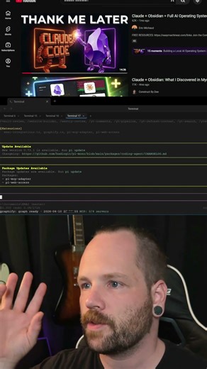 OBSIDIAN = MEMORY, AI AGENT = HANDS