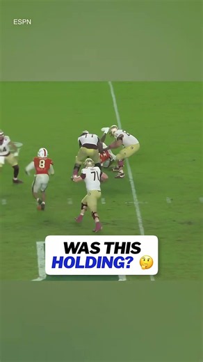 This was called a hold on FSU’s left tackle, taking away a touchdown in overtime #cfb