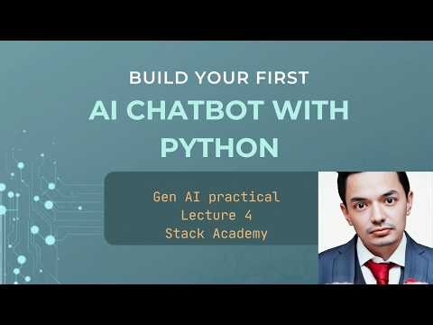 Make your first AI Chatbot in python