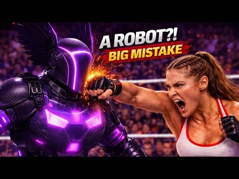 Ronda Rousey vs Karobot - She Fought a ROBOT… BIG Mistake