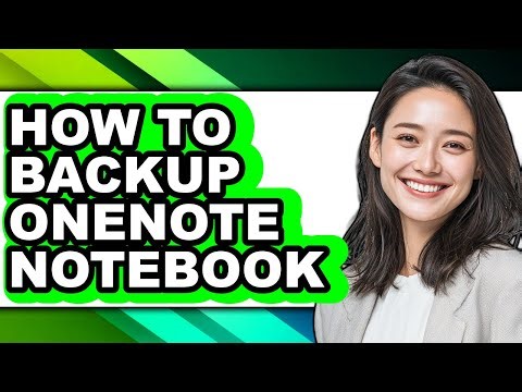 How to Backup Onenote Notebook (easy Method)