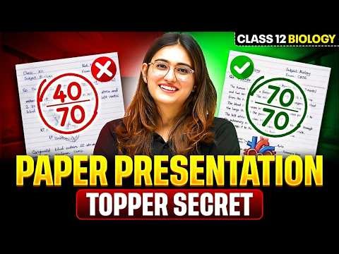 Class 12 Biology 70/70 Topper Answer Writing Tips 🔥 | CBSE Boards 2026 | Aarushi Ma’am