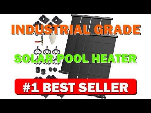 Industrial Grade Solar Pool Heater DIY Kit Superior High-Wind Strapless Mounting - B0BQXXM13Q