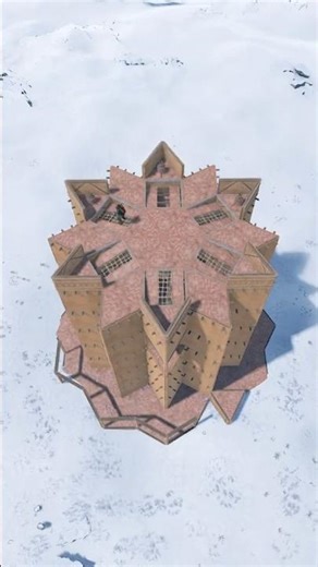 4Point V3 Snow Map Edition ❄️ Requested version #rust #rustbase #rustgame #shorts #rustbuilding