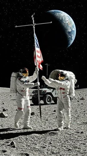 Apollo 16 The Lunar Landing – April 21, 1972 #appolo #moonbase #space #lunar #astronaut #science