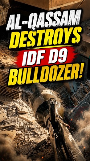 Al-Qassam Strike Neutralizes IDF D9 Bulldozer