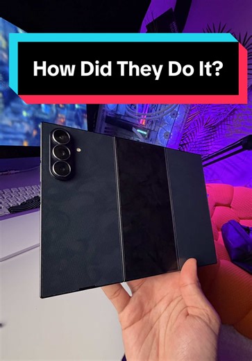 How did Samsung pull off a trifold phone?? #carterpcs #tech #samsung #trifold