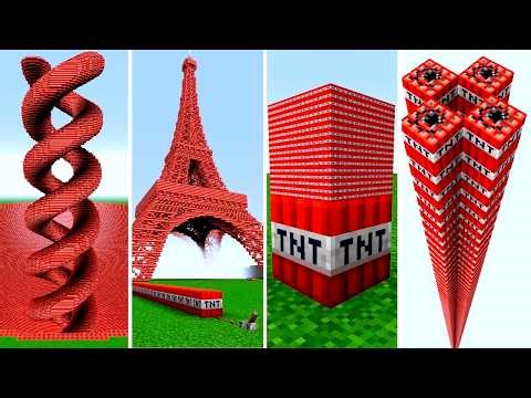 Estas TNT están PROHIBIDAS en Minecraft… y ahora entiendo por qué 😨🔥