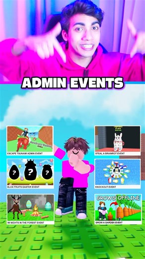 ALL ADMIN EVENTS TIME FOR ROBLOX 😱