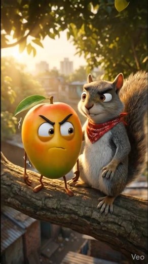 Squirrel KIDNAPS Mango But Gets ROASTED 😂🥭