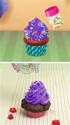A Chili Cupcake?! 🌶️🧁😳 #MyTalkingAngela2 #DIY #cooking #cupcakes