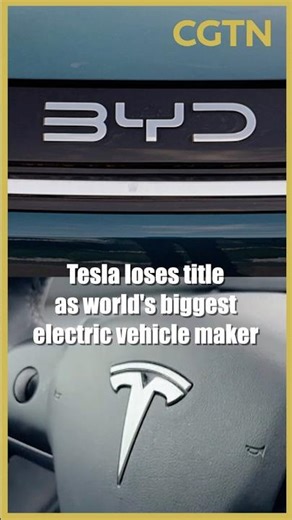 BYD surpassed Tesla to become world's top EV maker