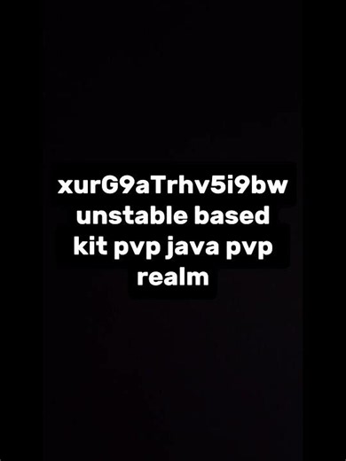 kit pvp java pvp realm code : xur09aTrhv5i9bw #minecraft #fyp #viral