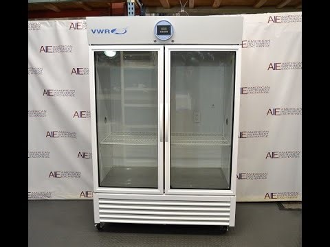 VWR HCCS 49 double glass door chromatography refrigerator (4388X REFRIG)