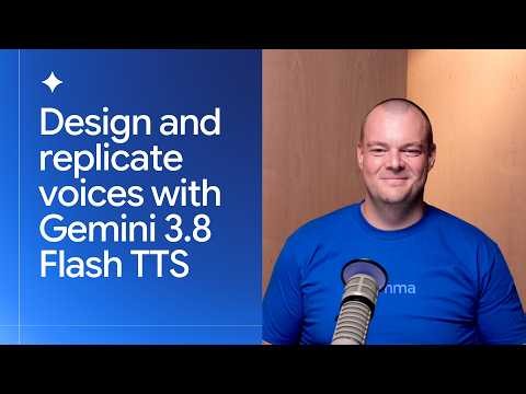 Design and replicate voices with Gemini 3.8 Flash TTS