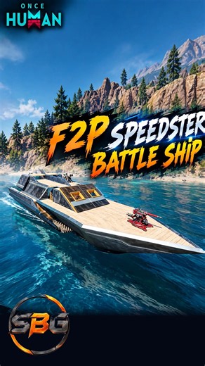 Once Human | F2P Speedster Battle Ship! #shorts