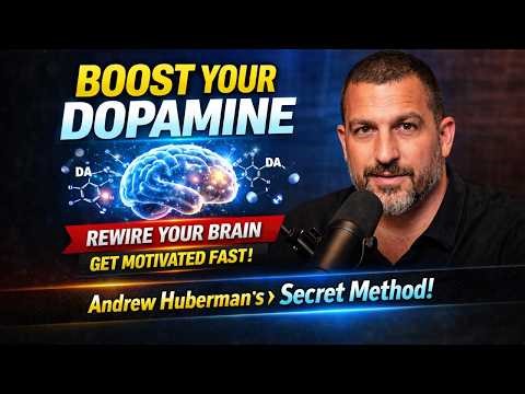 Andrew Huberman’s Dopamine Hack: Boost Motivation & Rewire Your Brain Naturally