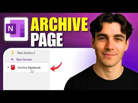 How To Archive Pages And Sections In OneNote (Tutorial 2026)