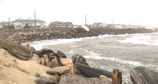 Erosion leaves parts of Sea Bright beach completely gone after winter storms
