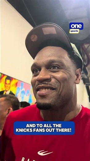 Justin Brownlee, Chris McCullough react to NY Knicks win 🏆 | #OSOnTheSpot