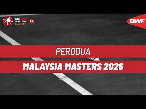 PERODUA Malaysia Masters 2026 | Goh/Izzuddin (MAS) [3] vs Lundgaard/Vestergaard (DEN) [6] | F
