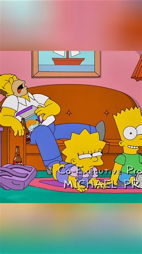 Bart and Lisa found a strange TV show #simpsons