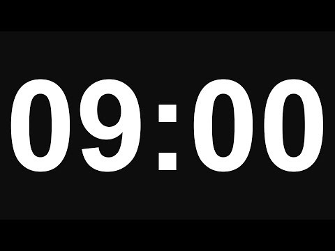 9 Minute Timer - No Alarm - 8K