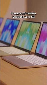 MacBook Neo starts at just $499 for students - cheaper than the iPhone 17e😱 Would you buy it?