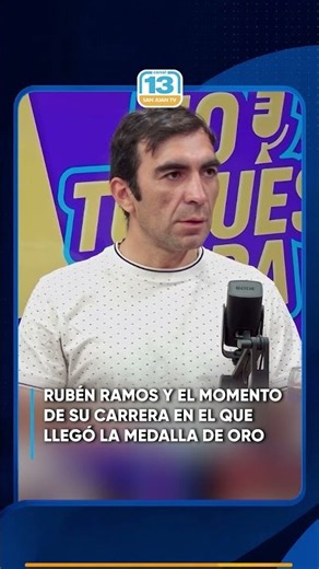 Rubén Ramos y el momento de su carrera en el que llegó la medalla de oro